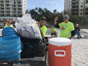 Beach Cleanup at Marco South Beach @ Marco Island South Beach